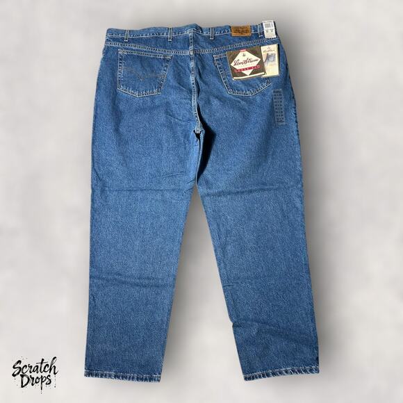 Vintage Levi's Strauss Signature 545 Men's Jeans NWT Deadstock W52 L32 Loose Fit - Picture 3 of 8